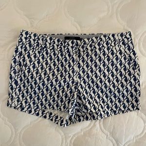 J.Crew Seahorse Print Chino Shorts